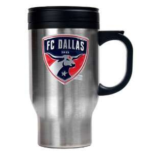  FC Dallas 16oz Stainless Steel Travel Mug Sports 