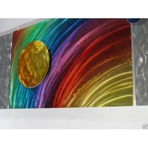  Rainbow Art Multi Panel Metal Wall Decor