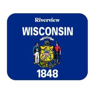  US State Flag   Riverview, Wisconsin (WI) Mouse Pad 