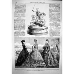 1863 DONCASTER CUP PARIS WOMENS FASHION DRESSES OCTOBER 