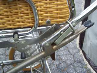   WICKER PEG PEREGO Italian Pram Stroller Baby Buggy Stroller EC  