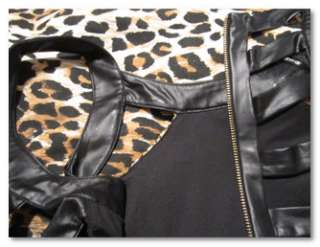 Womens bebe Addiction Leopard Print Sequin Dress  