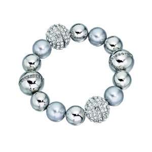  Fiorelli Classic Silver Beaded Bracelet Fiorelli Jewelry