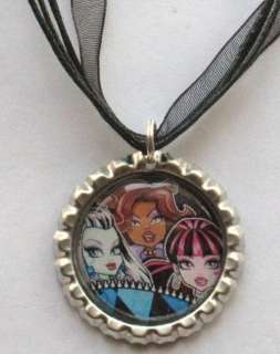 Boutique Bottlecap Necklace MONSTER HIGH GIRLS Party  