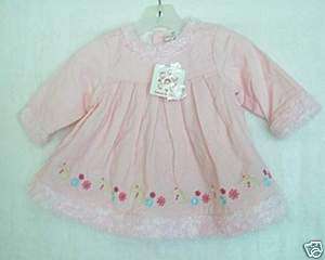 NWT NEW HANNA ANDERSSON Baby Girl Pink Cord Dress 60  