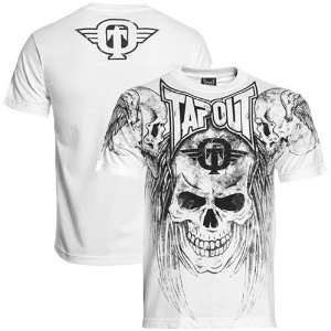  TapouT White Tre Skull T shirt