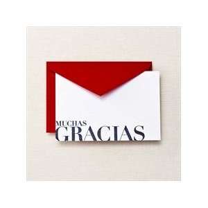  Letterpress Muchas Gracias Cards
