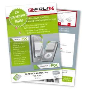  2 x atFoliX FX Mirror Stylish screen protector for Acer 