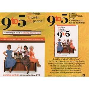  Nine to Five   Dolly Parton   Original Movie Poster Card 