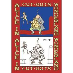  Alice in Wonderland Father William Balances an Eel 