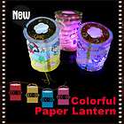 chinese paper lantern multi color mini paper lantern led light