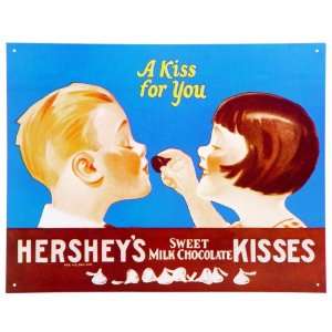  Hersheys Chocolate Kisses Metal Sign Toys & Games