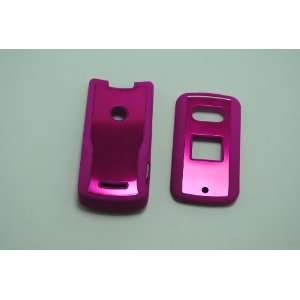 Motorola Krzr KIM Alum Plastic Case   Dark Pink