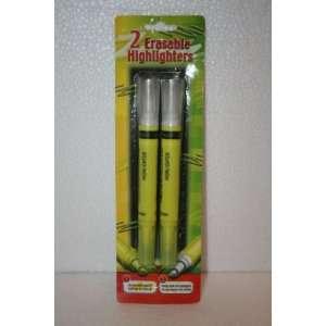  Erasable Highlighters, 2 Highlighters Per Pack