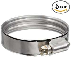 Murray Stainless Steel Dual Bead Hose Clamp withZinc Plt Screw, 1.44 
