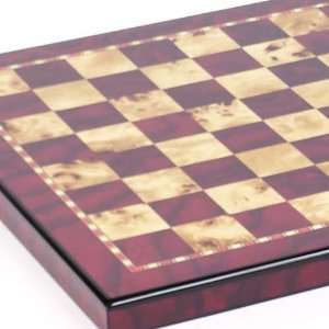   Chess Board with a High Gloss Finish Squares 2 Toys & Games