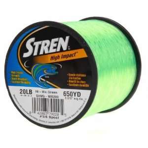Stren High Impact 1/4 lb. Custom Spool Monofilament Fishing Line 