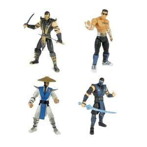  Mortal Kombat MK9 6 Figure Set Of 4 Toys & Games
