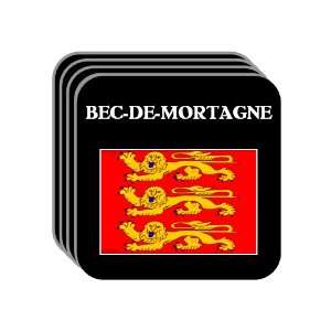   (Upper Normandy)   BEC DE MORTAGNE Set of 4 Mini Mousepad Coasters