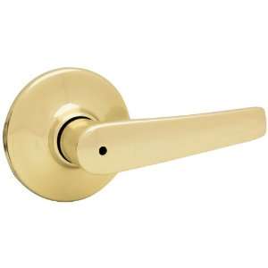 Weiser Lock GLC331K3 Kim Polished Brass Privacy leverset 