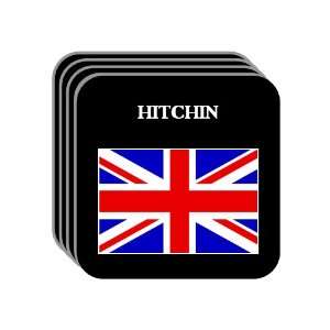  UK, England   HITCHIN Set of 4 Mini Mousepad Coasters 