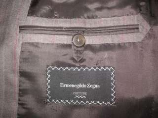 spectacular Ermenegildo Zegna 14 micron Napoli Couture Suit Sz. 40 