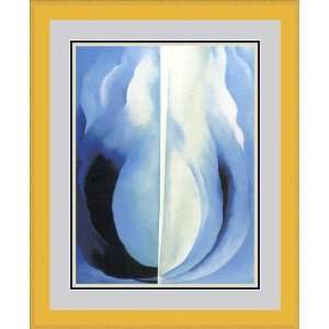  Abstraction Blue by Georgia OKeeffe   Framed Artwork 