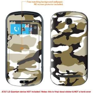  Protective Decal Skin STICKER for AT&T LG Quantum case 