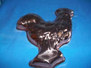 Rooster Copper Jello Mold Wall Hanging Art  
