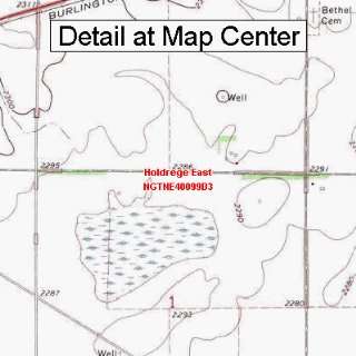  USGS Topographic Quadrangle Map   Holdrege East, Nebraska 