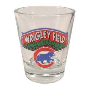 Chicago Cubs / Wrigley Field Alternate Logo 2 oz. Shot Glass by 