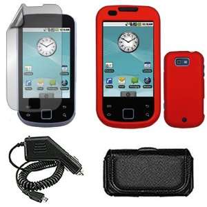  Samsung Acclaim R880 Combo Rubber Feel Red Protective Case 
