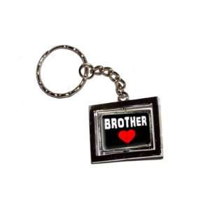  Brother Love   Red Heart   New Keychain Ring Automotive