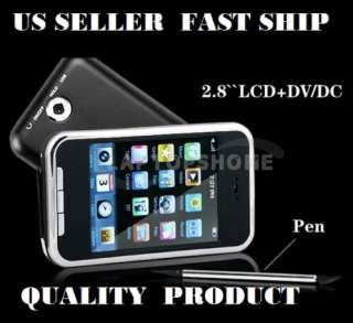   LCD Touch Screen 4GB 4G  MP4 Player FM Camera Free Touch pen  
