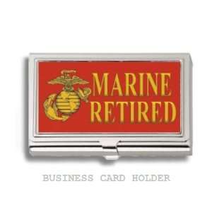  Marines Retired Business Card Holder Case 