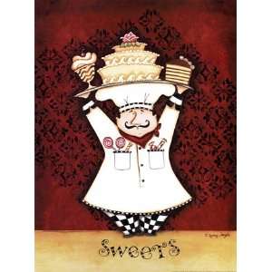 Chef Sweets Poster by Sydney Wright (12.00 x 16.00) 