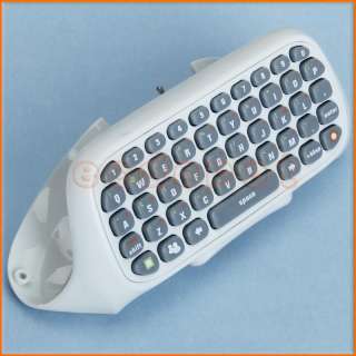 New White Text Chatpad Keyboard for Xbox 360 Controller  