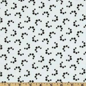  44 Wide Mix & Match Swiggle Ivory/Black Fabric By The 
