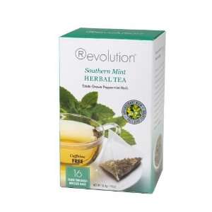  Revolution Tea   Southern Mint Herbal Tea, 16 bag Health 