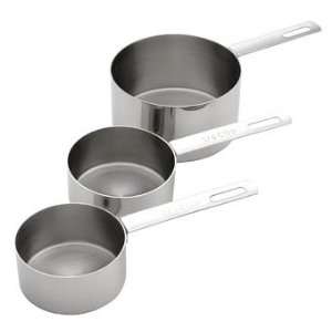 MIU Stainless Steel 3 Piece Odd Size Measuring Cup Set  
