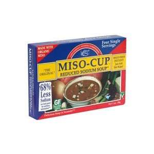 The Original Miso Cup, Reduced Sodium Soup, 4 Single Servings, 7.2 g 