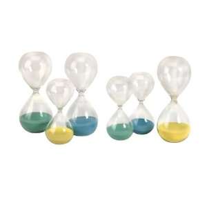   and Seafoam Green Sand Filled Glass Hourglasses 8
