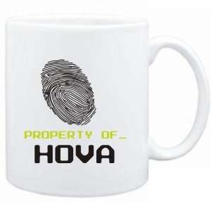  Mug White  Property of _ Hova   Fingerprint  Female 