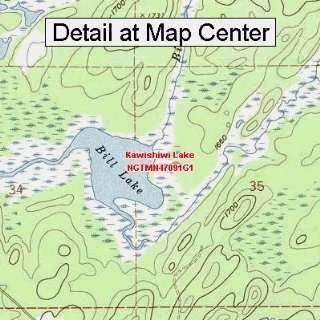   Map   Kawishiwi Lake, Minnesota (Folded/Waterproof)