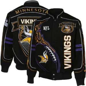  NFL Minnesota Vikings On Fire Jacket