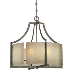  By Minka Lavery Clarte Collection Patina Iron Finish Chandelier 