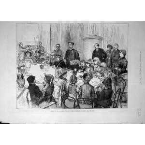  1883 Children Pantomime Drury Lane Theatre Old Print