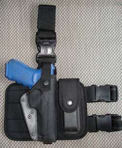 Tactical Swat Drop Down Thigh Holster 4 S&W M&P 9 40 45  