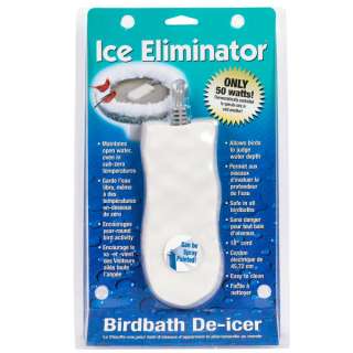 BIRD BATH HEATER DE ICER K & H ICE ELIMINATOR 9000 USES ONLY 50 