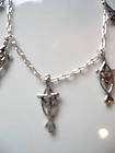sterling silver 7 ichthus fish cross dove bracelet returns not
